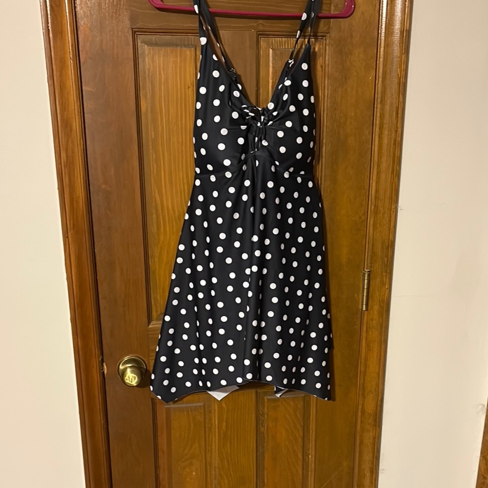 Chic Polka Dot Swim Dress